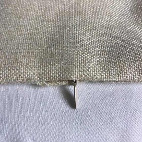 NWOT Pillow Cover for 16"x16" pillow.  Burlap look fabric.  Accent decoration - Picture 2 of 9